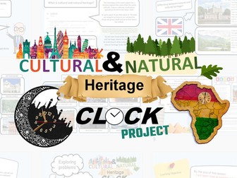 Acrylic Clock Project - Global Goals - Culture and Natural Heritage