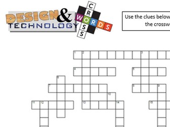 DT crossword - Tools and Materials