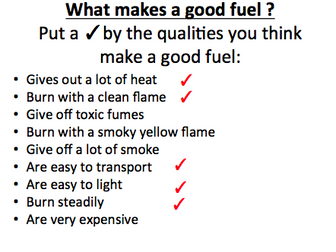 What makes a good fuel?