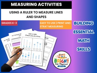 Measuring Activities | Using a Ruler to Measure Lines and Shapes (Grades K–3)