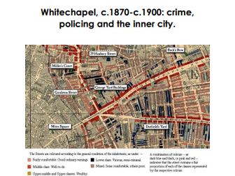 Whitechapel, History GCSE Revision Pack