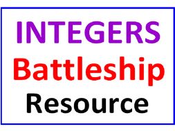 Integers Battleship Resource