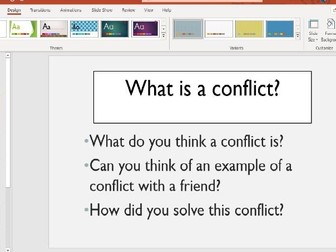 PSHE - Positively Resolving Conflict