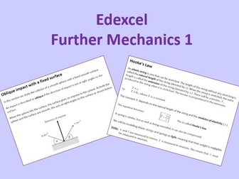 Edexcel Further Mechanics 1 New Spec