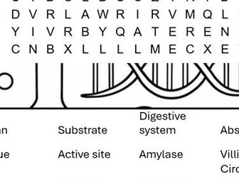 Biology Organisation Wordsearch