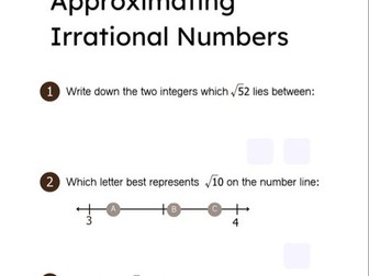 Approximating Irrational Numbers