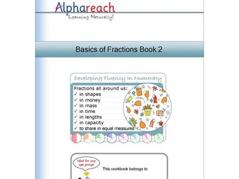 Pages from the Basics of Fractions Book 2