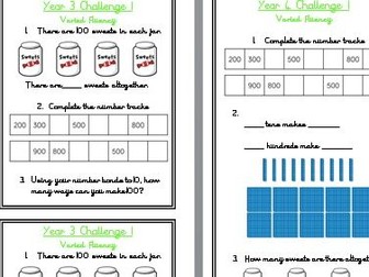 Year 3 and 4 Counting Mastery Maths Resources