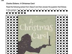A Christmas Carol Mock Exam Questions - AQA - Stave 1
