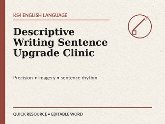 Sentence Upgrade Clinic