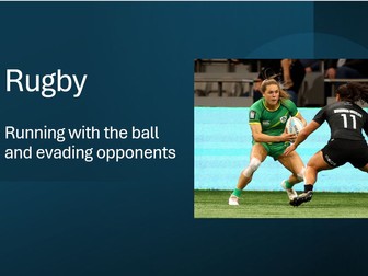 Rugby - Running with the ball and evading your opponents