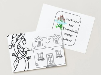 Jack & the Beanstalk Watercolour