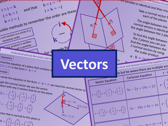 Vectors - Further maths A level A2