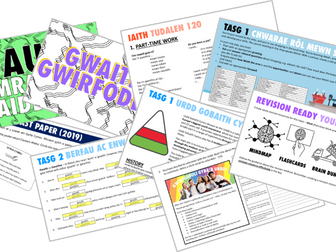 TGAU Cymraeg Craidd: PowerPoint ‘Gwaith a Gwirfoddoli’/GCSE Core Welsh: ‘Work and Volunteering’ PP