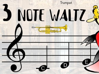 Trumpet play along - 3 note waltz