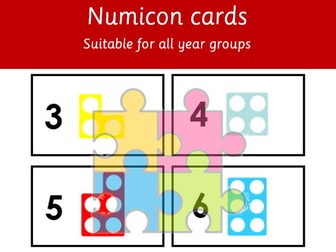 Numicon number cards 1-31