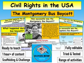 Rosa Parks - Montgomery Bus Boycott