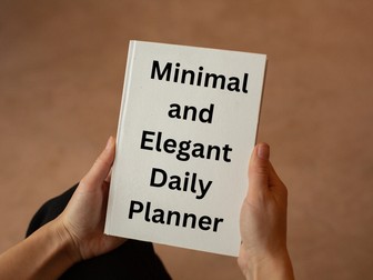 Minimal and Elegant Daily Planner