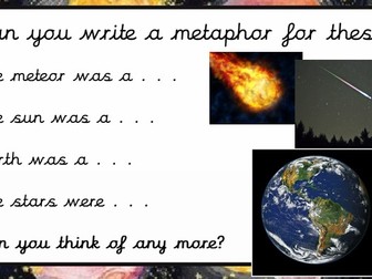Space Poetry Lesson Plan and Powerpoint