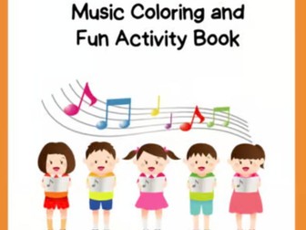 Music Coloring and Fun Activity Book