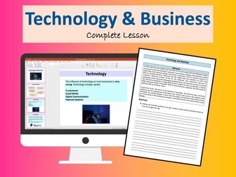 Technology - GCSE (9-1) Business