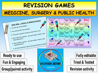 History of Medicine Revision Game