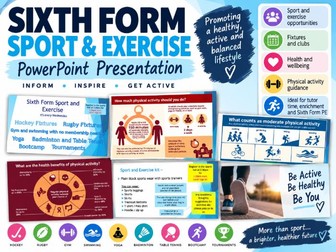 Sixth Form Sport & Exercise Intro