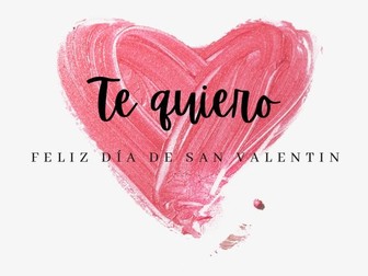 San Valentin (Spanish )