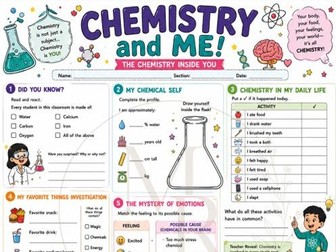 Chemistry and Me: Introduction to Chemistry