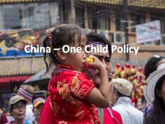 China - One Child Policy