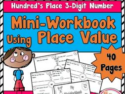 Mini Workbook Using Place Value with 3-Digit Numbers