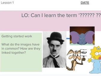 SEND Drama silent movies lesson 1