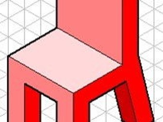 2D Design Isometric Drawing