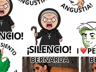 La casa de Bernarda Alba stickers