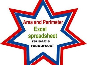 Excel  Compound Areas  and Perimeter Activities
