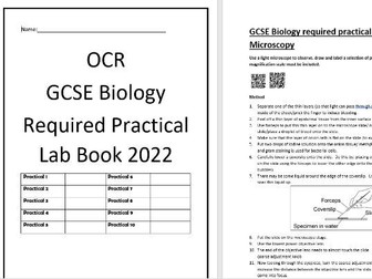 OCR GCSE Biology PAG Lab book