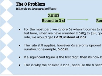 SIGNIFICANT FIGURES GCSE MATHS 9 - 1