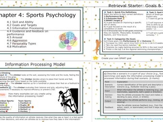 Sports Psychology - Information Processing Model