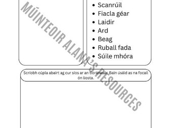 Describe the tyrannosaurus - Cur síos ar an Tioránasár