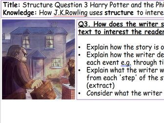 Harry Potter Language and Structure
