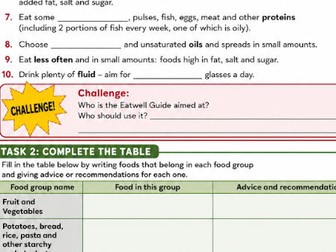 Eatwell Guide Task