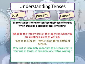Creative Writing - Past and Present Tenses