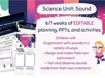 Science - Sound Unit