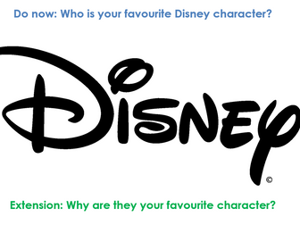 Disney Heroes and Villains - Media Studies Represenation