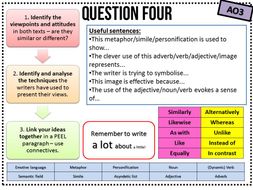 english gcse language paper aqa section slides planning question revision teaching resources sentence exam tes tips bundle starters writing questions