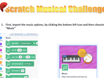 SCRATCH PROGRAMMING CHRISTMAS CHALLENGE - MUSIC AND INTERACTIVE ANIMATION