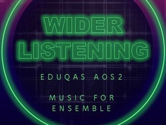 GCSE Music Wider Listening with Analysis
