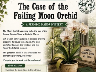Periodic Mysteries - The Case of the Failing Moon Orchid