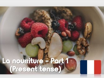21. GCSE FRENCH: Food (Present tense) + Retrieval/Automaticity of other topics (See description)