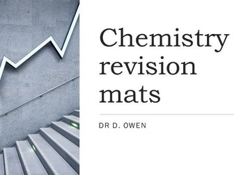 AQA Combined Science Chemistry revision mats Bundle